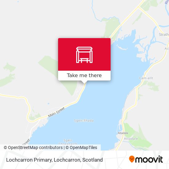 Lochcarron Primary, Lochcarron map