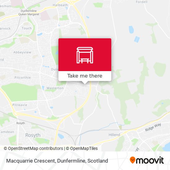 Macquarrie Crescent, Dunfermline map