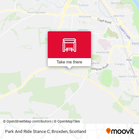 Park And Ride Stance C, Broxden map