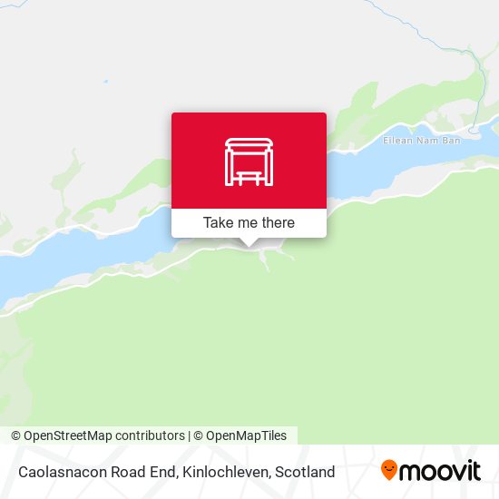 Caolasnacon Road End, Kinlochleven map