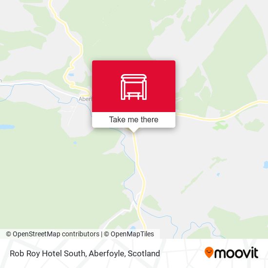 Rob Roy Hotel South, Aberfoyle map