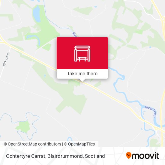 Ochtertyre Carrat, Blairdrummond map