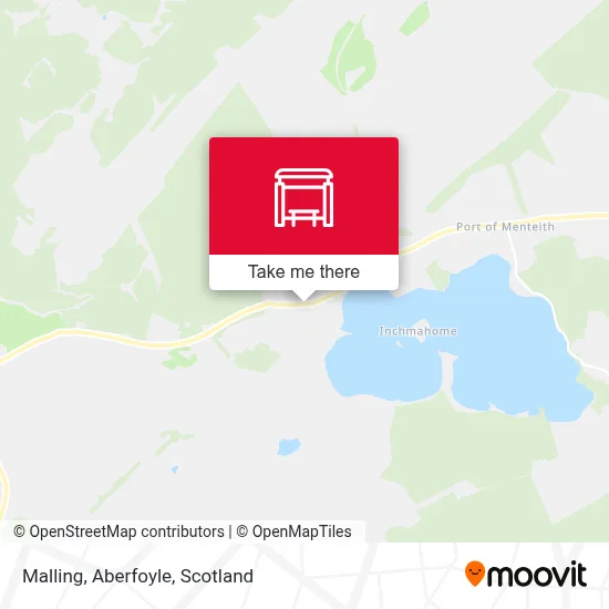 Malling, Aberfoyle map