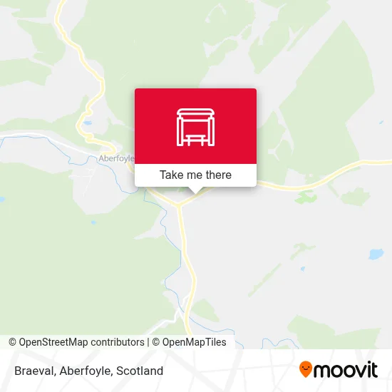 Braeval, Aberfoyle map