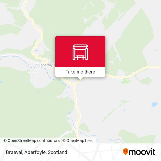 Braeval, Aberfoyle map