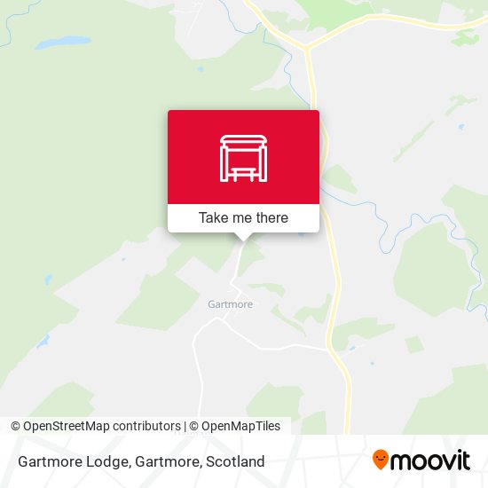Gartmore Lodge, Gartmore map