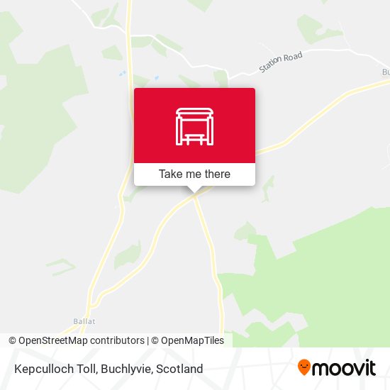 Kepculloch Toll, Buchlyvie map