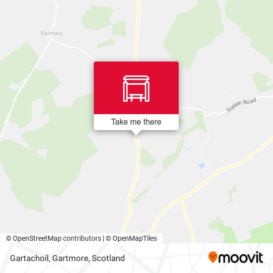Gartachoil, Gartmore map