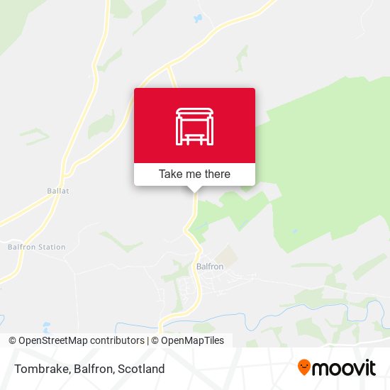 Tombrake, Balfron map