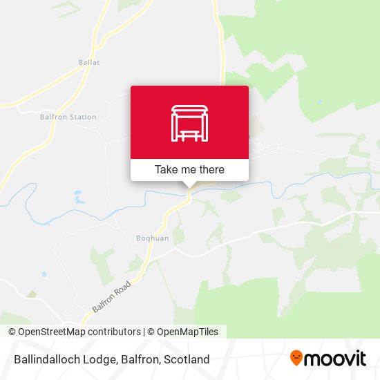 Ballindalloch Lodge, Balfron map