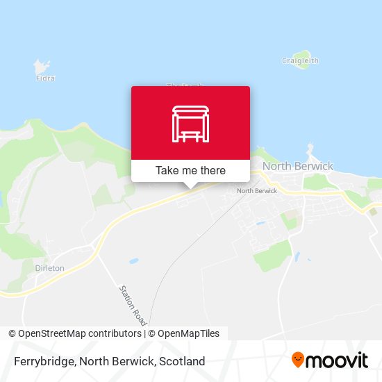 Ferrybridge, North Berwick map