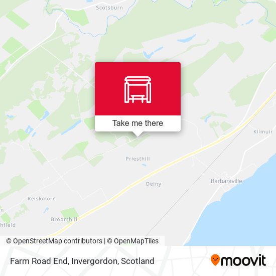 Farm Road End, Invergordon map
