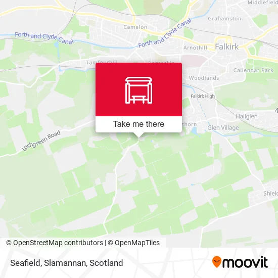 Seafield, Slamannan map