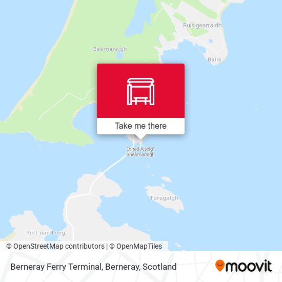 Berneray Ferry Terminal, Berneray map