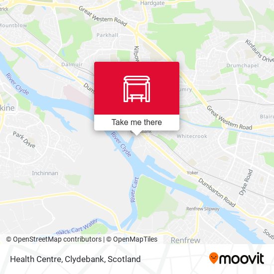 Health Centre, Clydebank map
