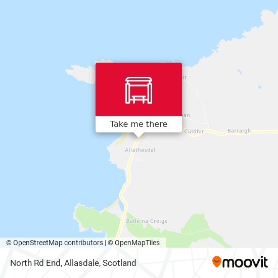 North Rd End, Allasdale map