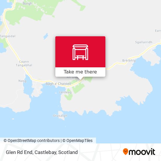 Glen Rd End, Castlebay map