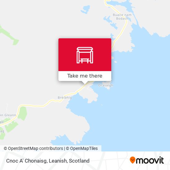 Cnoc A' Chonaisg, Leanish map