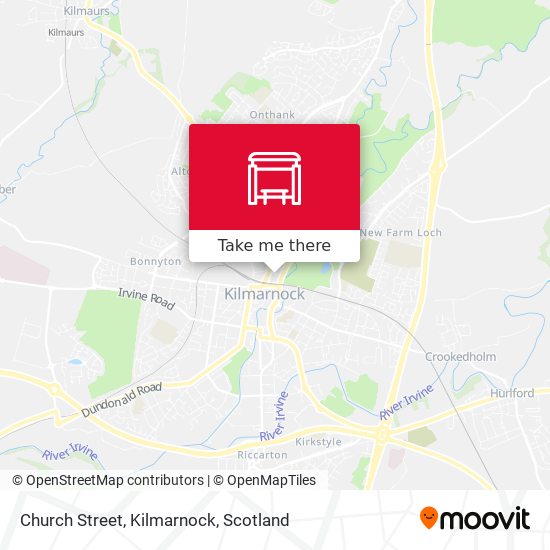 Church Street, Kilmarnock map