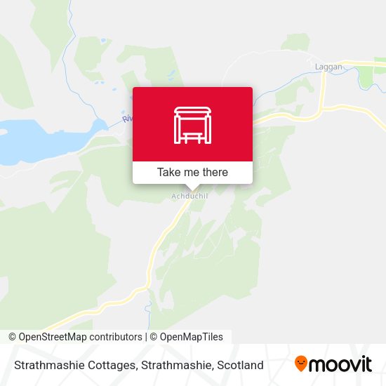 Strathmashie Cottages, Strathmashie map