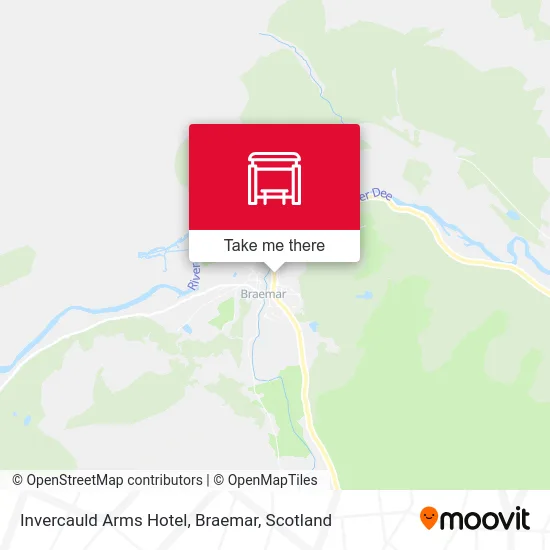 Invercauld Arms Hotel, Braemar map