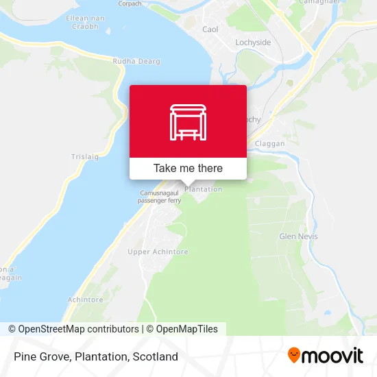 Pine Grove, Plantation map