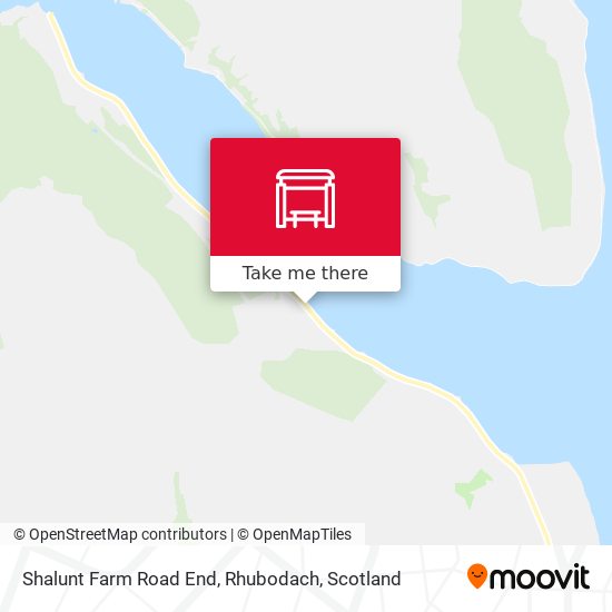 Shalunt Farm Road End, Rhubodach map