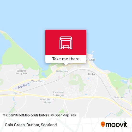 Gala Green, Dunbar map