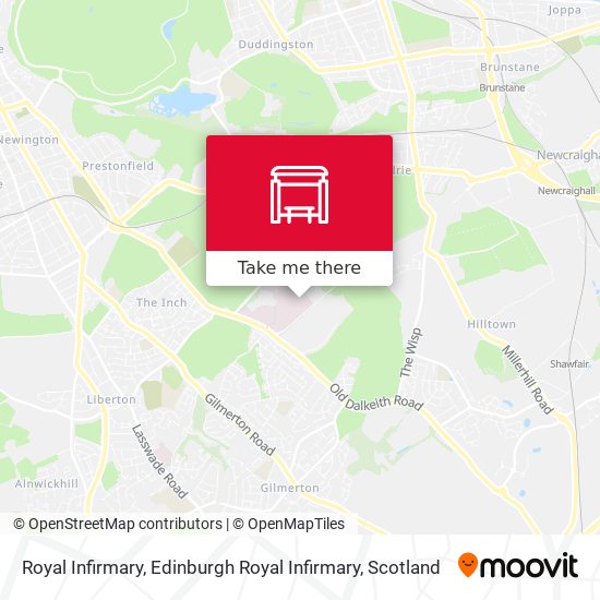 Royal Infirmary, Edinburgh Royal Infirmary map