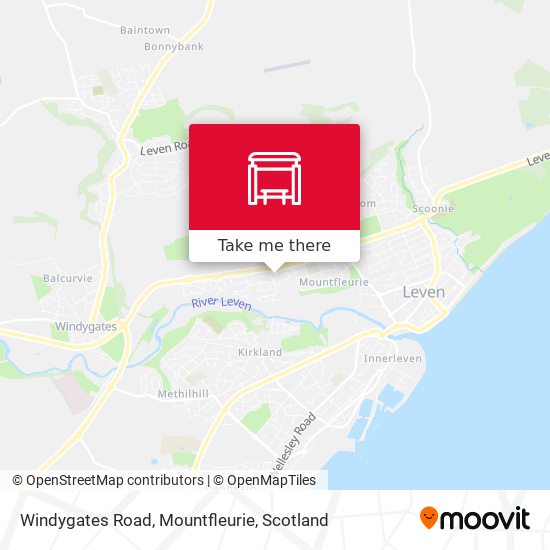 Windygates Road, Mountfleurie map