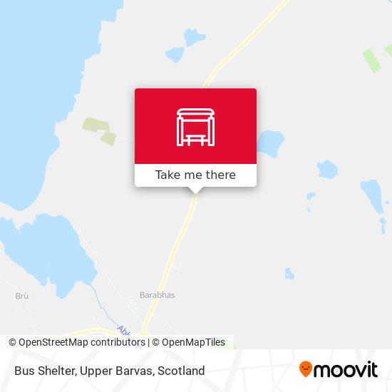 Bus Shelter, Upper Barvas map