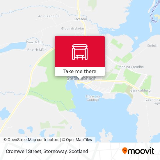 Cromwell Street, Stornoway map