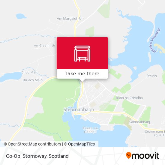 Co-Op, Stornoway map