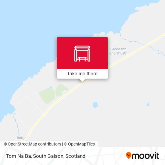 Tom Na Ba, South Galson map