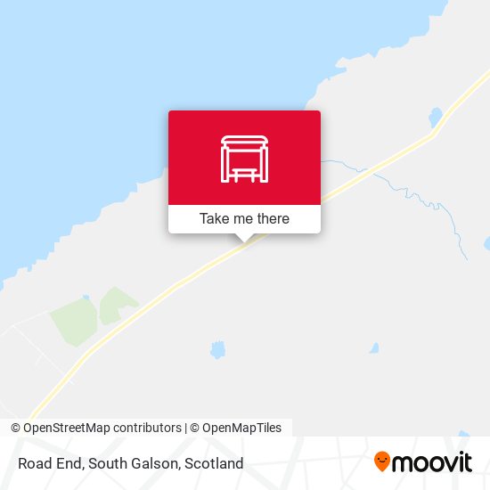 Road End, South Galson map