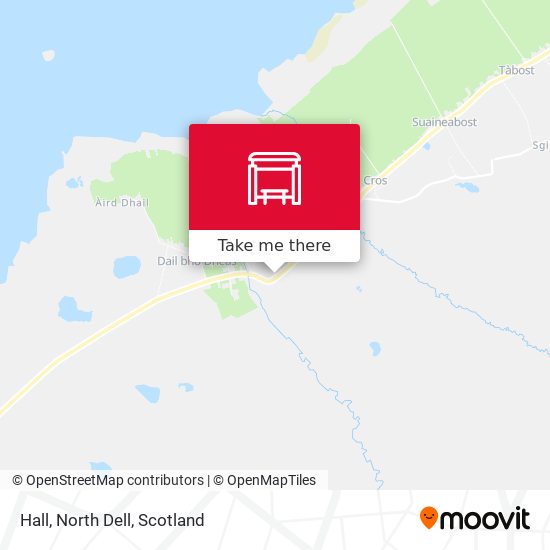 Hall, North Dell map