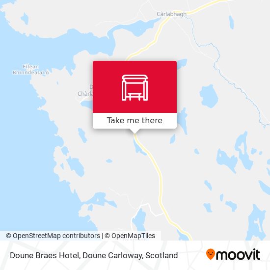 Doune Braes Hotel, Doune Carloway map