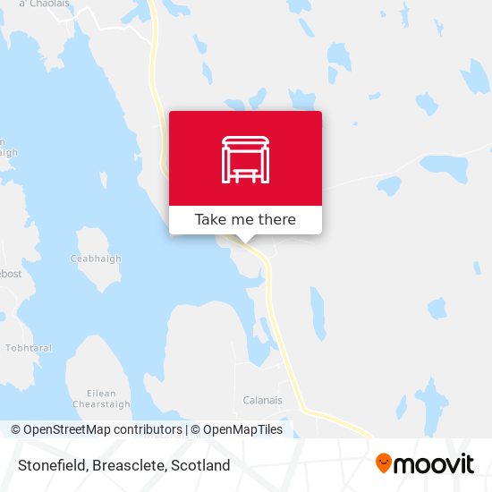 Stonefield, Breasclete map