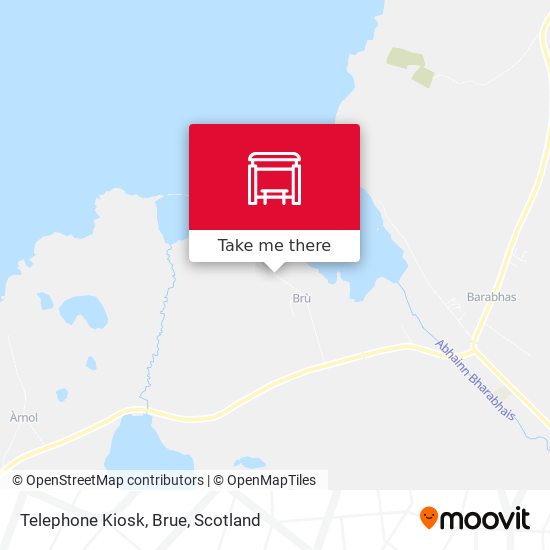 Telephone Kiosk, Brue map