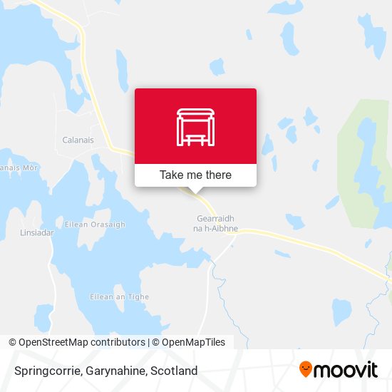 Springcorrie, Garynahine map