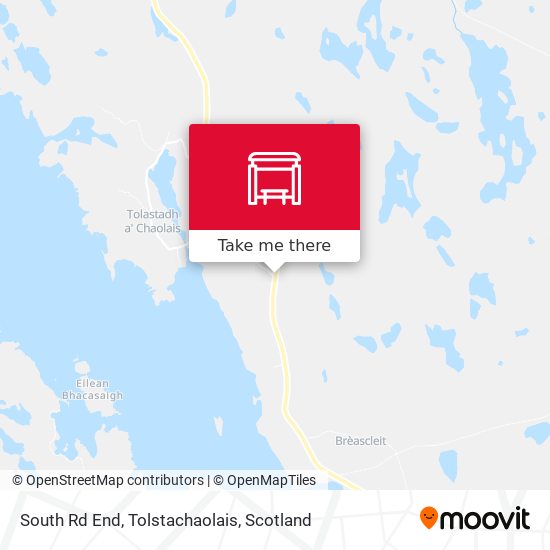 South Rd End, Tolstachaolais map