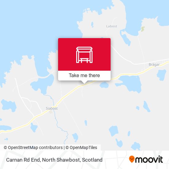 Carnan Rd End, North Shawbost map