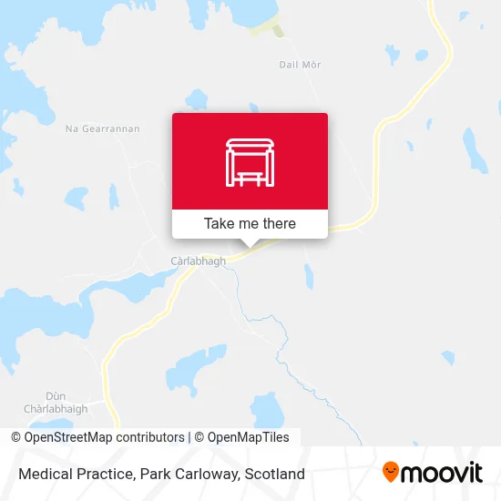Medical Practice, Park Carloway map