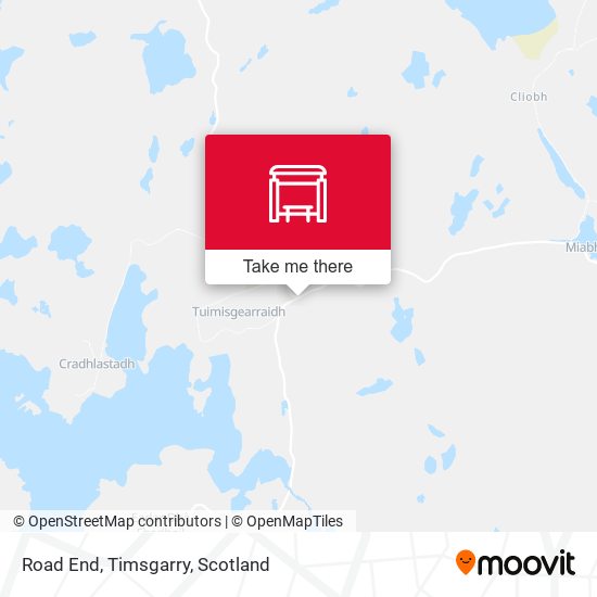 Road End, Timsgarry map