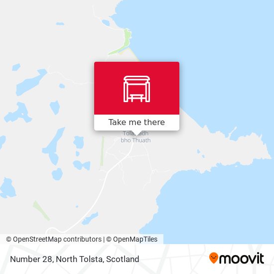 Number 28, North Tolsta map