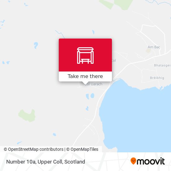 Number 10a, Upper Coll map