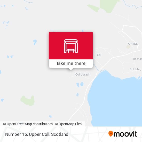 Number 16, Upper Coll map