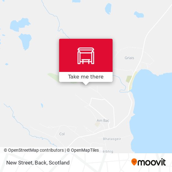 New Street, Back map