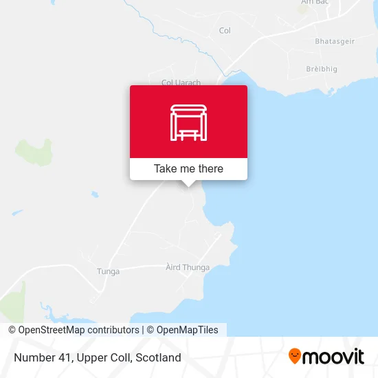 Number 41, Upper Coll map