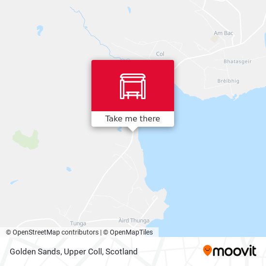Golden Sands, Upper Coll map